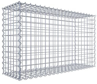 GABIONA | Paniers en gabion carré | Paniers en treillis résistants aux imtempéries | Dimensions 100L x 60h x 30P centimètres