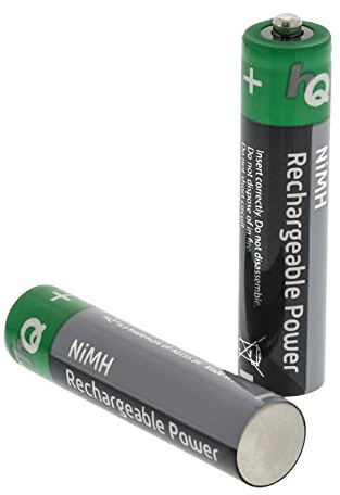 HQ Wiederaufladbarer NiMH-Akku AAA 700 mAh, 2-er Pack in Blisterverpackung, HQHR03-700/2B