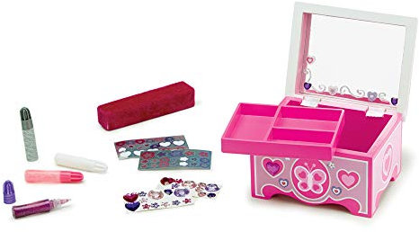 Melissa & Doug Created by Me! Jewelry Box Wooden Craft Kit