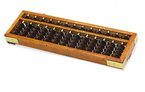 Boulier chinois en bois - outil de calcul