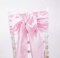 Taffeta Chair Sashes Bows - Wedding Events Decor - 48 Colours + Matching Runners Available (Pink)