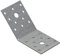 DMX - Schwerlast Winkelverbinder 135° abgewinkelt Lochwinkel Bauwinkel Holzverbinder Balkenwinkel Klammern Möbelverbinder Montagewinkel Verzinkt - KLR - Silber, 70x70x55x2,5 (20 Stk./Verp.)