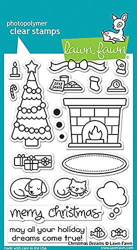 Lawn Fawn, Clear Stamp, Christmas Dreams