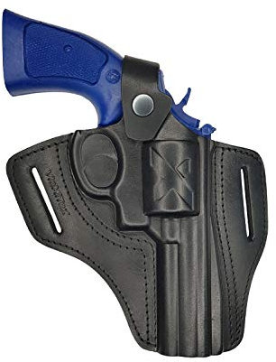 VlaMiTex R4 4 Zoll Lauf Leder Revolver Holster für Smith and Wesson 10/19 / 44/66