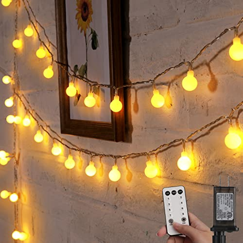 Minetom Globe String Lights, 33 Feet 100 Led Fairy Lights Plug in