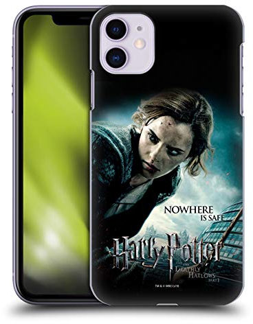 Offizielle Harry Potter Hermione Granger Deathly Hallows VII Harte Rueckseiten Handyhülle Hülle Huelle kompatibel mit Apple iPhone 11