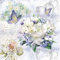 20 Servietten Blumenliebe Vintage | Schmetterlinge | Blumen | Hochzeit | basteln 33x33cm