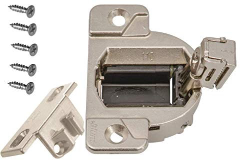 Blum 33.3600 110 Grad Compact 33 Scharnierbecher Türscharnier mit 1 12 Overlay Montageplatte (Teil # 130.1150.02) 2 Sets Beschläge