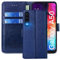 FMPCUON Case For Samsung Galaxy A50,High-grade Leather Flip Wallet Phone Case Cover for Samsung Galaxy A50 Inches [Card Slots] [Kickstand] [Magnetic Closure]-(Blue)