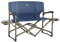TIMBER RIDGE Doppelter Campingstuhl, faltbar, Loveseat Directors Stühle, übergroße Doppel-Klappstühle mit 2 Beistelltischen, 2 Personen, Rasenstuhl, robuste Unterstützung 272 kg für Outdoor, Blau