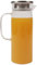 ORNAMI Glass Pitcher Drinking Juice Jug, Water Carafe with Lid, BPA-Free, 1.2L (Stainless Steel Lid)