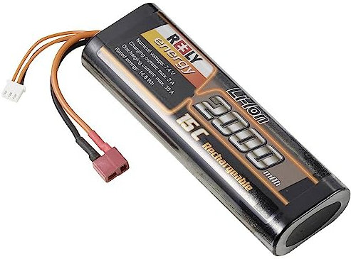Reely Modellbau-Senderakku (LiIon) 7.4 V 2000 mAh Zellen-Zahl: 2 15 C Hardcase T-Stecksystem