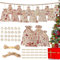 Adventskalender Tüten zum Befüllen 2023,24 Stk Weihnachtskalender Jutesäckchen Selberfüllen,Adventskalender Säckchen für Diy Kinder,Männer,Frauen(2 Größen)