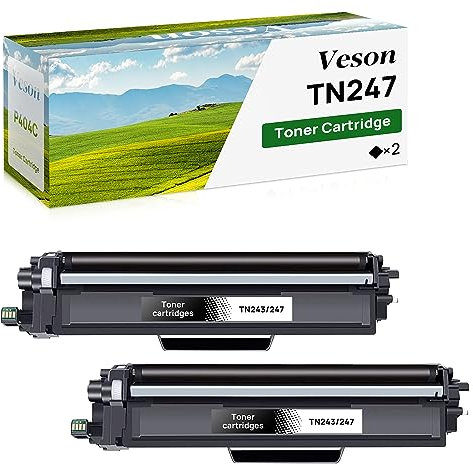 Veson Toner TN247 TN243 Kompatibel für Brother TN 243CMYK TN243 TN 243 247 MFC-L3750CDW MFC-L3770CDW DCP-L3550CDW HL-L3230CDW HL-L3210CW MFC-L3710CW