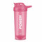 ACUNA Power Shaker Bottle - 700 ml | Protein Shaker With Mixing Ball For Smoothie Shake, Leakproof Screw-On Lid Ideal Workout & Gym Partner Protein Shaker Bottle For Protein Shakes (Hot Pink)