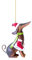 Weihnachtsanhänger Christbaum Deko Weihnachtsbaumschmuck für Adventkalender Dekoration Dackel Hund Deko Ornament Weihnachtsbaum Anhänger Handwerk für Weihnachten Cartoon Acryl Funny Auto Anhänger,A002