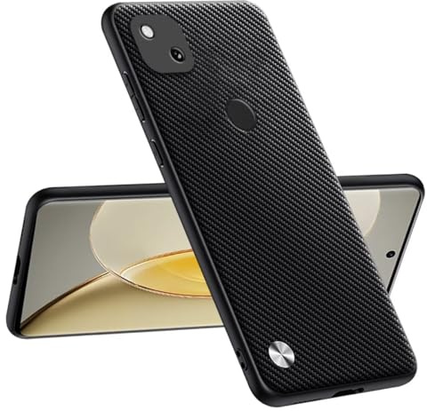 Topme Handyhülle Kompatibel mit Google Pixel 4a (4G) (5.81) – Sicherer und Stilvoller Schutz - Kevlar