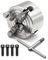Yunnergo Portabrocas independiente de torno K72-100 de 4 pulgadas, 4 mandíbulas, 3500 r/min