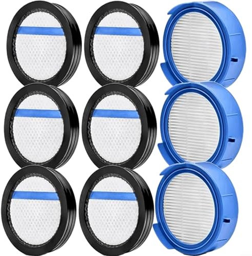 BlissfulAbode Pre-Motor Filters HEPA Filter Set für AEG ASKW4 kabelloser Staubsauger - Vormotorfilter & Filter - Waschbar - verbesserte Saugleistung - für AEG 8000 Akku-Staubsauger(9 STÜCK)