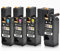 Dell E525w Kompatibel Toner für E525 - 593-BBLN / H3M8P / 593-BBLL / VR3NV / 593-BBLZ / WN8M9 / 593-BBLV / MWR7R, Schwarz 2.000 Seiten, Color 1.400 Seiten