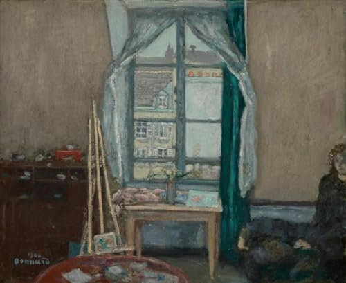 HCOTZHPY Berühmtes Gemälde Leinwand Bilder Kunstdrucke Abstrakt Poster Das Atelier des Künstlers Moderne Farbposter für Wohnzimmer 60x90cm