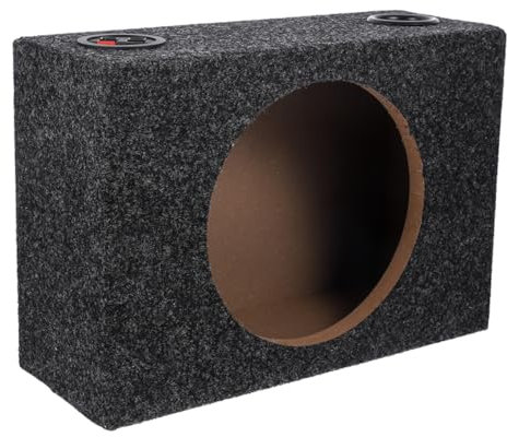 ETHZZLE Custodia Per Subwoofer Da 10 Pollici Per Auto Box Audio Ultra Sottile Per Veicoli Installazione Facile e Materiali Durevoli
