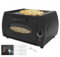 QUTBAG Mini Four à Pizza électrique, Four Tandoor avec Pince à Disque, Machine à Pain Chapati Roti Lahmacun Manakish Naan avec contrôle de la température et Porte de Plaque chauffante, pour Cuisine A