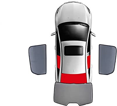 VREFOEAX Coche Sun Shade para Mercedes para Benz Clase B W245 2005-2011 160 180 Parasol Parabrisas Delantero Magnético Ventana Lateral Trasera Parasol Visera Parasol Coche(3PCS)