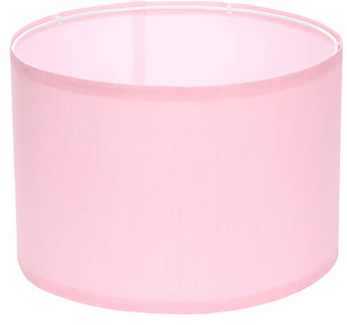 HOMSFOU abat-jour vintage led leds décoration d'intérieur lampes de lecture agencements couvercles légers pour luminaires abat-jour en tissu Accessoire de lampe Métal rose