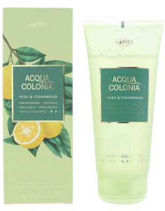 4711 Acqua Colonia Yuzu & Cedarwood Aroma Shower Gel, 200 ml
