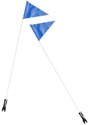 GRIRIW 2stücke Fahrradflagge Für Kinderfahrrad Sommer-fahrradflagge Aus Fiberglas Rennflaggen Und Transportflaggen Sicherheitsfahrradflagge Als Ersatz Geeignet Für Fahrrad-sicherheitszube