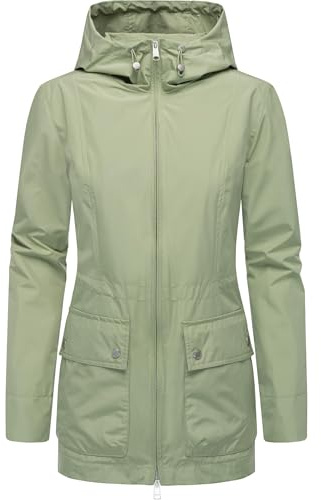 Ragwear Damen wasserdichte und atmungsaktive Übergangsjacke mit Kapuze Monadetta A YOUMODO XS-6XL