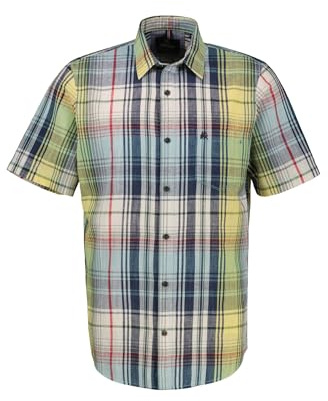 LERROS - Herren Kurzarm Hemd, (2542010), Größe:3XL, Farbe:Faded Yellow (532)