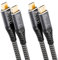 CAKOBLE Câble USB C 2m,[2M/Lot de 2] 100W Câble USB C 3.2 Gen2 20 Gbps Cable USBC Charge Rapide,4K@60Hz Compatible Thunderbolt 4/3 Pour iPhone 16,Hub,Dock,M3,SSD,eGPU,Laptops, Display,Monitor