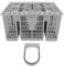 Cesto di posate per la lavastoviglie, organizzatore di lavastoviglie sostitutivo Cesto di posate universali per posate compatibili per il ristorante da cucina, 8,27 x 6,3 x 4,72in