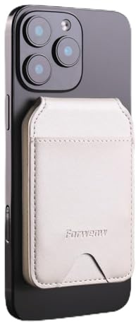 Gendeda Echtleder Magnetische Geldbörse mit iPhone 16 Pro/Pro Max/Plus/15/14/13/12 Serie, Handyhülle Kompatibel für MagSafe Wallet, [Abnehmbare] [Faltbar] [RFID Blocker] [ID-Fenster], Nicht für Mini