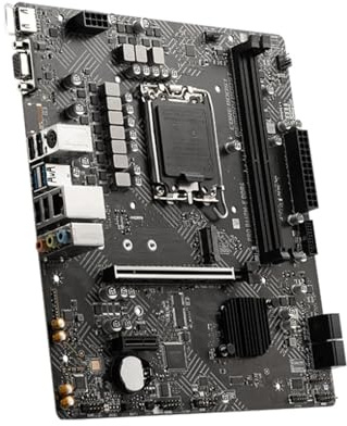 Placa Madre Placa Base Fit For MSI Pro B660M-E DDR4 LGA1700 Compatible con procesadores i9-14900K, i7-14700K, i5-12400F y 13500, 4 x M.2 PCle4.0 mATX