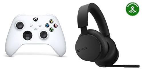 Xbox Controller Wireless - Robot White One, Series X|S, Windows 10/11, Android, iOS Cuffie Wireless Series X|S, One e dispositivi Windows