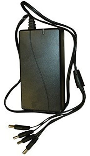 OYN-X 12v CCTV Power Supply PSU 4-Way 5A (5amp) for 4 Cameras Professional Use UK Main Plug