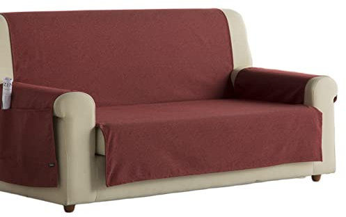 Zebra Textil Sofa, Rot