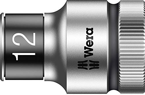 Wera 05003732001 8790 HMC HF ZYKLOP SOCKET WITH 1/2 DRIVE WITH HOLDING FUNCTION 12 X 37 MM