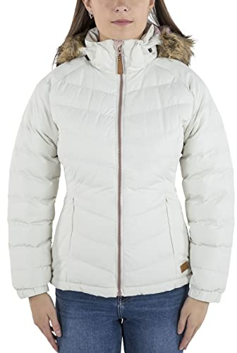 Trespass Womens/Ladies Nadina Waterproof Padded Jacket (L) (Vanilla)