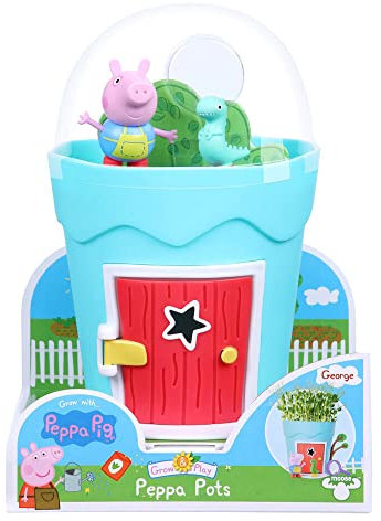 Peppa Pig PP102 Peppa Pots George Pig Kids' Animal & Insect Habitat Kits, Blue, 10.5 x 12 x 15.8 cm