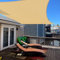 COOL AREA Sonnensegel Rechteckig 3x5m,Sonnenschutz atmungsaktiv mit UV Schutz eignet Sich für Außenbereiche wie Garten und Balkon,Terrasse,Sand