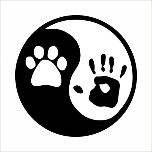 AMA shop YIN-YANG Aufkleber für Wandtattoo, Auto, Motorrad, Helm, Wohnmobil