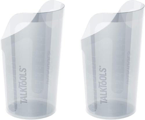 TalkTools® Cut-Out Cups Therapie-Trainingsbecher, 237 ml, transparent, 2 Stück