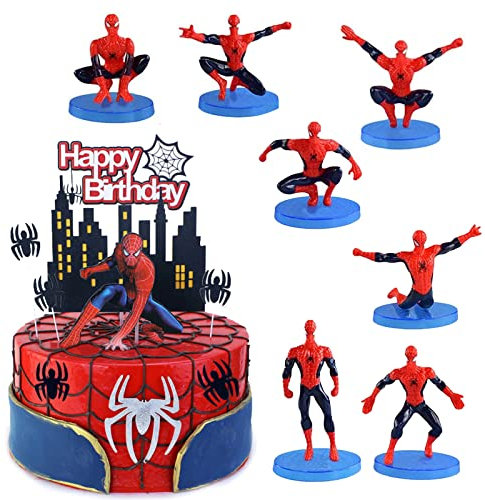 16 Stück Muffin Deko,Figur Torte,Tortendeko Geburtstag,Cupcake Toppers Kuchen-Toppers Für Kinder Party Geburtstag Kuchen Dekoration Party Supplies
