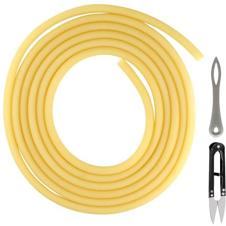 Tuyau En Caoutchouc de Latex Naturel 3m Tube Élastique en Latex Pour Tuyau Chirurgical Lance Pierre Chasse 6X9mm