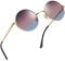 Joopin Vintage Lennon Round Sunglasses Women - Polarised UV400 Protection Metal Frame Retro Circle Sunglasses for Men and Women (Gold Frame Brown Blue Lens)