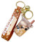VICKYPOP Bubble Tea Schlüsselanhänger Niedlicher Cartoon Boba Bear Anhänger Dekoration für Schultasche, Handtasche und Rucksack, Schwimmende Boba Tasse, 12 cm